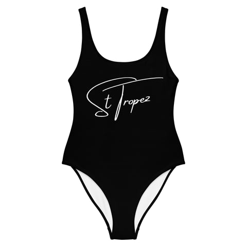 ST TROPEZ One-Piece Swimsuit Black