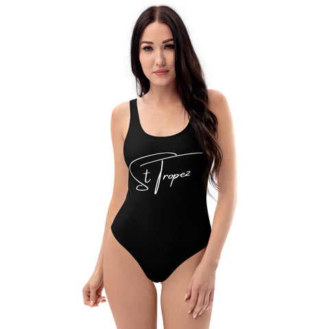 ST TROPEZ One-Piece Swimsuit Black