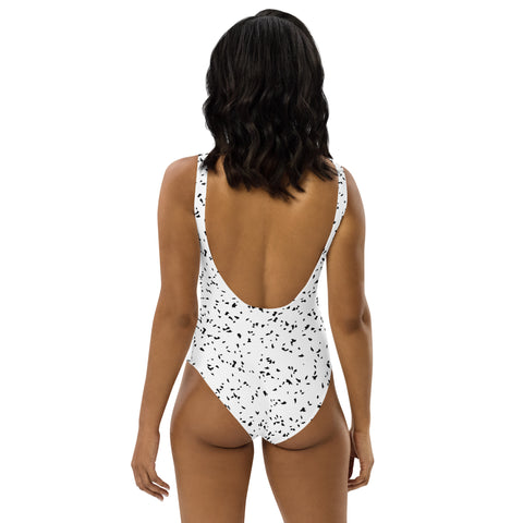 MIAMI Art Deco One-Piece Swimsuit