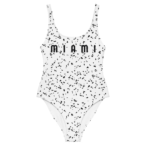 DOING.LES MIAMI Art Deco One-Piece Swimsuit