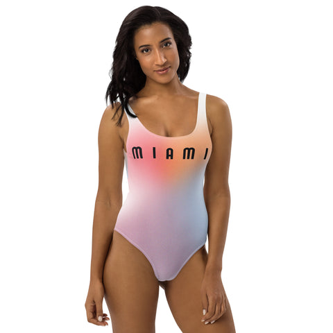 DOING.LES MIAMI Sunset One-Piece Swimsuit