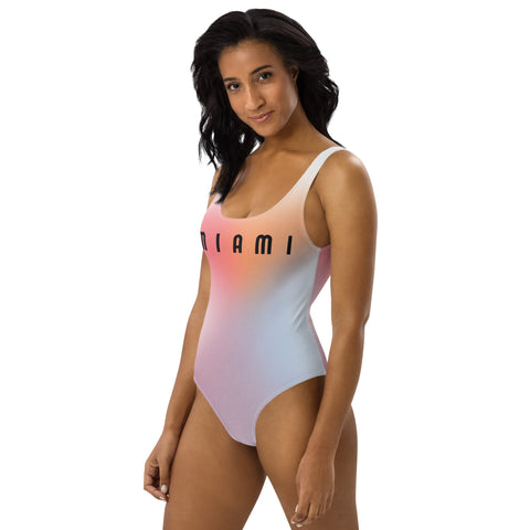 DOING.LES MIAMI Sunset One-Piece Swimsuit
