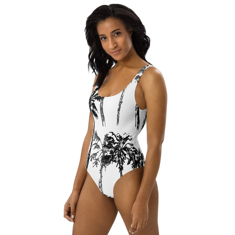 DOING.LES MIAMI Palm One-Piece Swimsuit