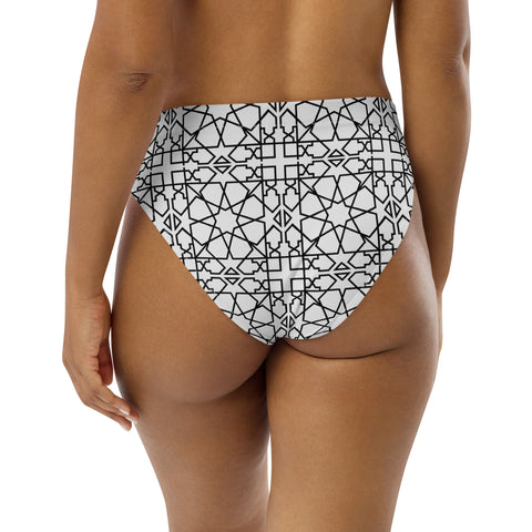 DOING.LES MIAMI Mosaic Recycled High-Waist Bikini Bottom