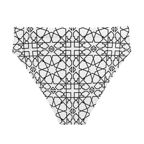 DOING.LES MIAMI Mosaic Recycled High-Waist Bikini Bottom