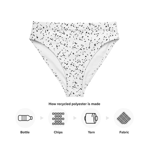 DOING.LES MIAMI Art Deco Recycled High-Waist Bikini Bottom