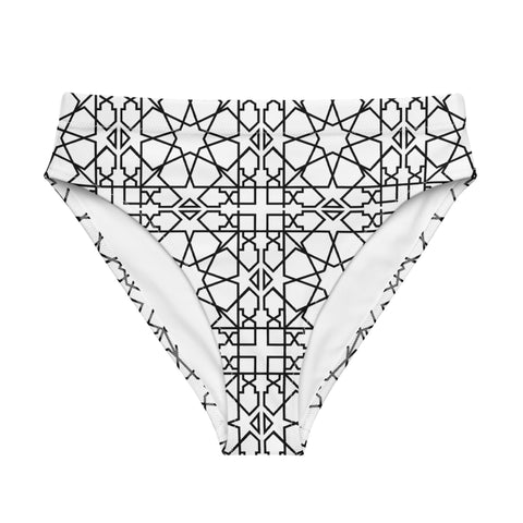 DOING.LES MIAMI Mosaic Recycled High-Waist Bikini Bottom