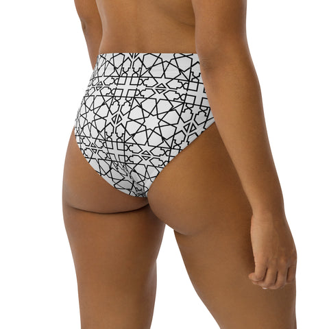 DOING.LES MIAMI Mosaic Recycled High-Waist Bikini Bottom