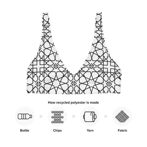 DOING.LES MIAMI Mosaic Recycled Bikini Top