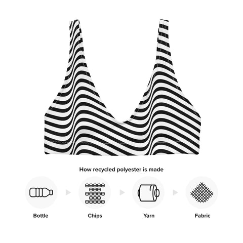 DOING.LES MIAMI ZigZag Recycled Bikini Top