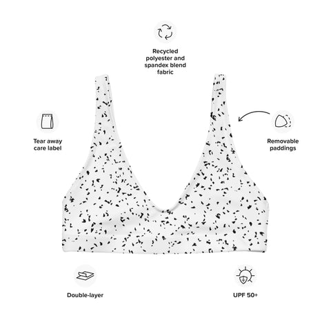 DOING.LES MIAMI Art Deco Recycled Bikini Top