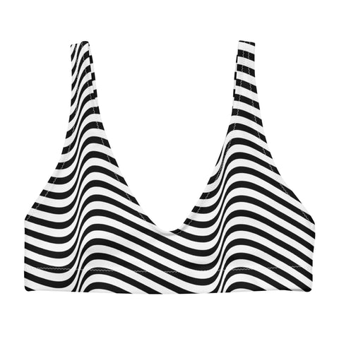DOING.LES MIAMI ZigZag Recycled Bikini Top