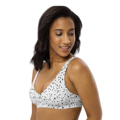 DOING.LES MIAMI Art Deco Recycled Bikini Top