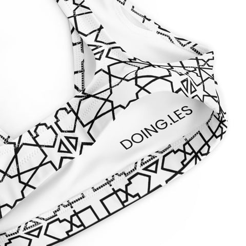 DOING.LES MIAMI Mosaic Recycled Bikini Top