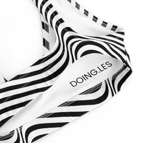 DOING.LES MIAMI ZigZag Recycled Bikini Top