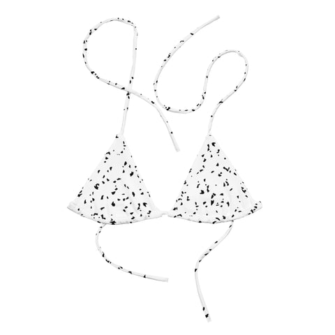 DOING.LES MIAMI Art Deco Recycled String Bikini Top
