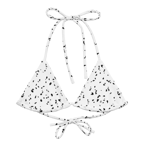 DOING.LES MIAMI Art Deco Recycled String Bikini Top