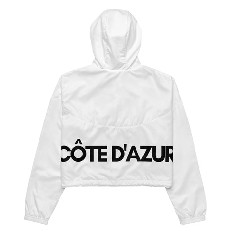 DOING.LES CÔTE D'AZUR Women’s Cropped Windbreaker
