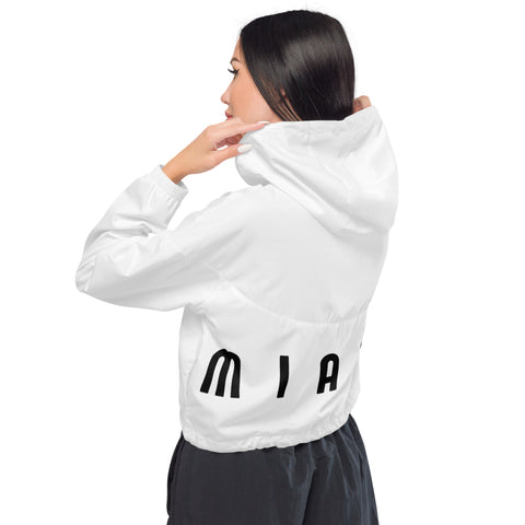 DOING.LES MIAMI Women’s Cropped Windbreaker