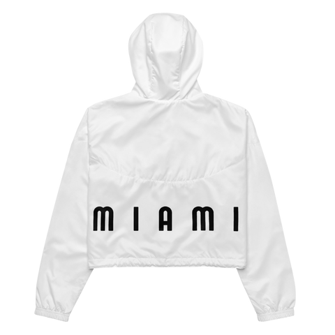 DOING.LES MIAMI Women’s Cropped Windbreaker
