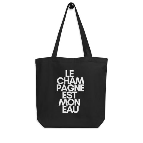 DOING.LES LE CHAMPAGNE EST MON EAU Eco Tote