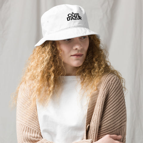 DOING.LES CÔTE D'AZUR Organic Bucket Hat
