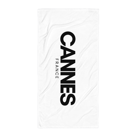 DOING.LES CANNES France Beach Towel