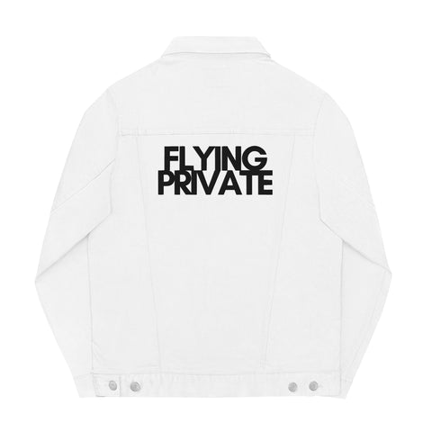 DOING.LES FLYING PRIVATE Unisex Denim Jacket