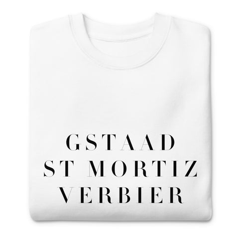 DOING.LES LES TROIS VALLÉES Unisex Premium Sweatshirt Unisex Premium Sweatshirt