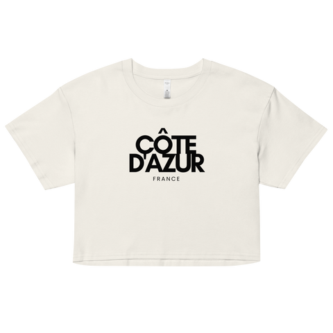 DOING.LES CÔTE D'AZUR France Women’s Crop Top
