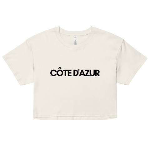 DOING.LES CÔTE D'AZUR Women’s Crop Top