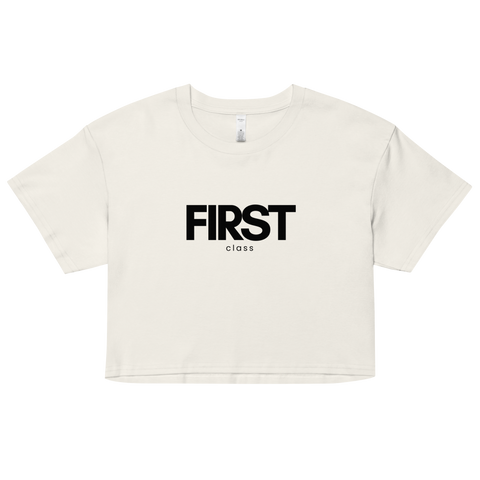 DOING.LES FIRST CLASS Women’s Crop Top