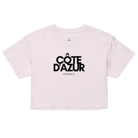 DOING.LES CÔTE D'AZUR France Women’s Crop Top