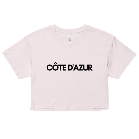 DOING.LES CÔTE D'AZUR Women’s Crop Top