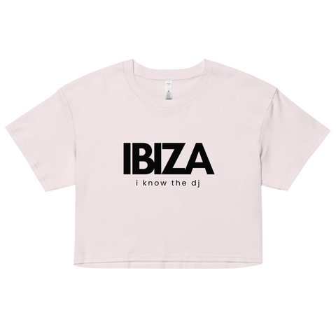 IBIZA i know the dj Women’s Crop Top