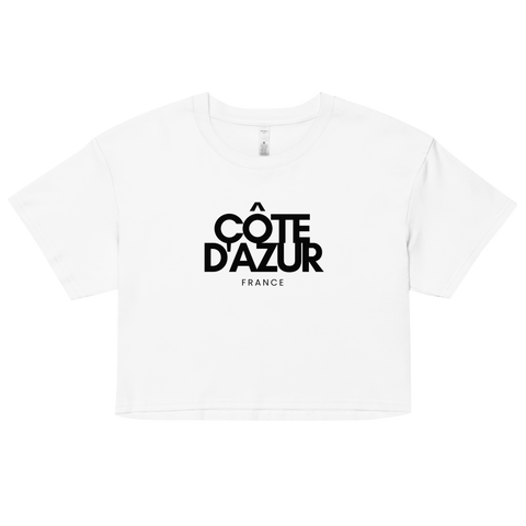 DOING.LES CÔTE D'AZUR France Women’s Crop Top