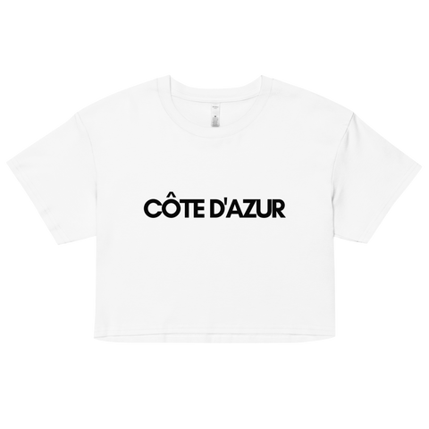 DOING.LES CÔTE D'AZUR Women’s Crop Top
