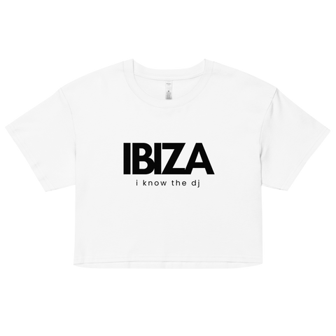 IBIZA i know the dj Women’s Crop Top