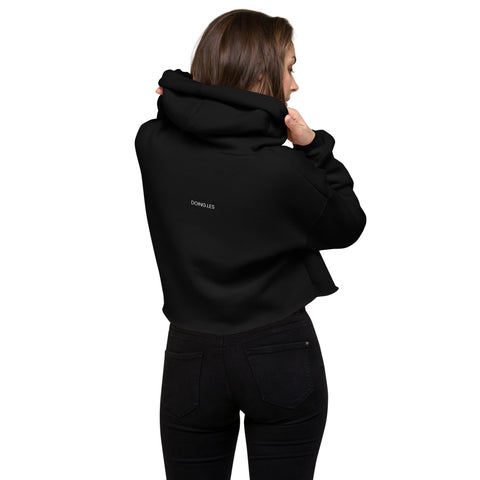 DOING.LES MIAMI Retro Crop Hoodie