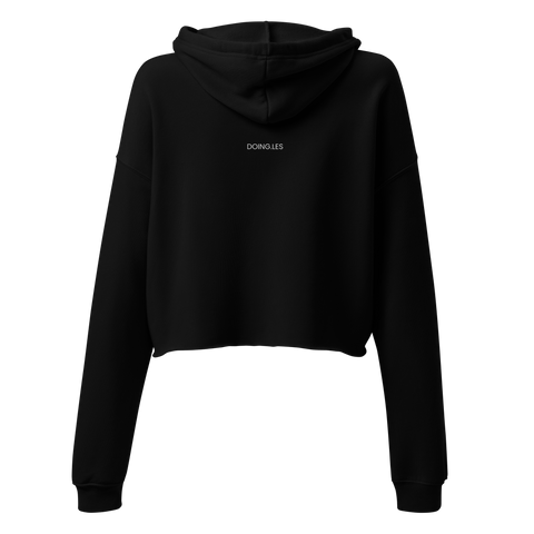 DOING.LES MIAMI Retro Crop Hoodie