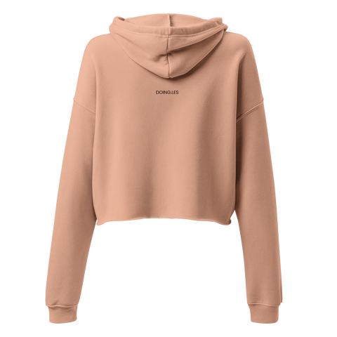 DOING.LES MIAMI Retro Crop Hoodie