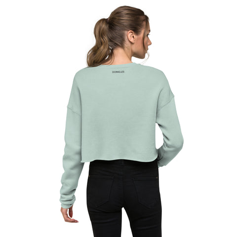 DOING.LES MIAMI Retro Crop Sweatshirt
