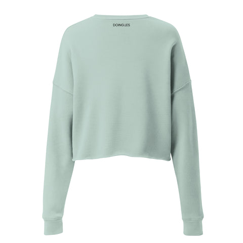 DOING.LES MIAMI Retro Crop Sweatshirt
