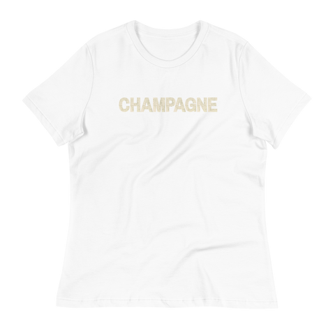 DOING.LES CHAMPAGNE Women's Relaxed T-Shirt