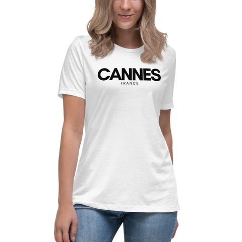DOING.LES CANNES FRANCE Women's Relaxed T-Shirt