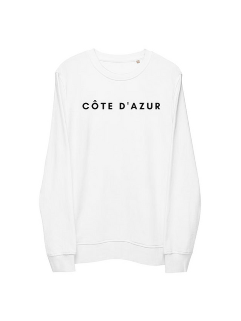 DOING.LES Côte d'Azur Unisex Organic Sweatshirt | Shop Online at DOING-LES.com