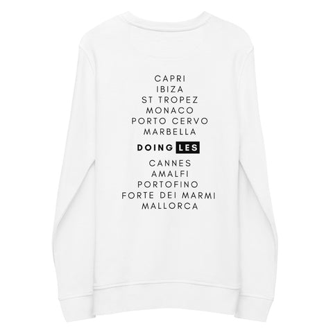 DOING.LES EU DESTINATION Unisex Organic Sweatshirt | Shop Online at DOING-LES.com