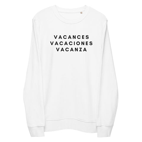 DOING.LES VACATION Unisex Organic Sweatshirt | Shop Online at DOING-LES.com