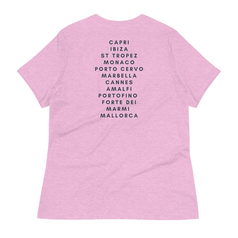 DOING.LES DESTINATION Women's Relaxed T-Shirt Heather Prism Lilac | Shop Online at DOING-LES.com
