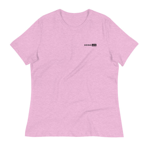 DOING.LES DESTINATION Women's Relaxed T-Shirt Heather Prism Lilac | Shop Online at DOING-LES.com